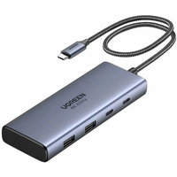 USB-хаб UGREEN CM498 7-in-1 Gray (45379) - GOODMi