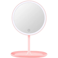 Зеркало для макияжа Jordan & Judy Led Lighted Makeup Mirror Basic Pink (NV543), Цвет: Розовый - GOODMi