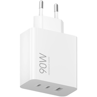 Сетевое зарядное устройство Xiaomi 90W HyperCharge Power Adapter (3-Port) White (MDY-19-EK) - GOODMi