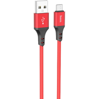 Кабель Hoco X86 USB A to Micro USB 1m Red - GOODMi