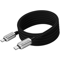 Кабель Cabletime CU08H USB-C to Type-C 240W 1m Black - GOODMi