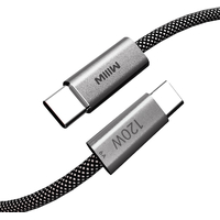 Кабель MIIIW iCB1415C USB-C to USB-C 120W 1.5m Grey - GOODMi