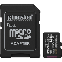 Карта памяти Kingston Canvas Select Plus microSDXC 128GB + SD адаптер - GOODMi