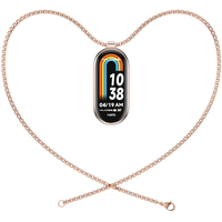 Кулон-шнурок Mijobs для Xiaomi Band 10/9/8 Rose Gold - GOODMi
