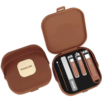 Маникюрный набор Manicure Brown, Цвет: Коричневый - GOODMi