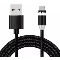 Магнитный кабель USB - Micro USB 1м Black (Съемный коннектор) - GOODMi