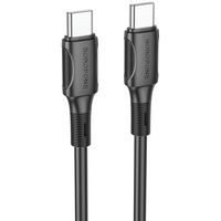 Кабель Borofone BX80 Succeed Type-C to Type-C 60W 1m Black - GOODMi