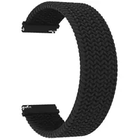 Ремешок нейлоновый 22mm Lyambda Steropa Black (DSN-08-22-BK), Основной цвет: Черный - GOODMi