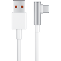 Геймерский кабель Xiaomi USB-A to Type-C 6A 120W 1.5m (L-образный 90°) - GOODMi