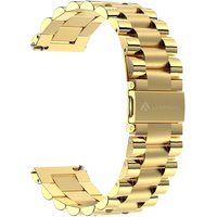 Ремешок стальной 22mm Lyambda Keid Gold (DSG-05-22-GL), Основной цвет: Золотистый - GOODMi