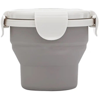 Контейнер складной Jordan&Judy Silicone Lunch Box 240ml (HO001-S) Grey - GOODMi