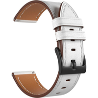 Ремешок кожаный 22mm Lyambda Nembus White (LWA-S41-22-WH) - GOODMi