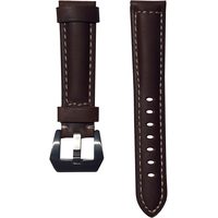 Ремешок кожаный Genuine Leather 20mm Коричневый - GOODMi