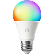 Умная лампочка Яндекс YNDX-00558, Е27, 806 Лм, RGB, работает с Алисой, Matter over WiFi - GOODMi