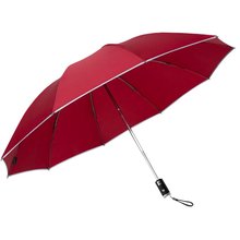 Зонт Zuodu с фонарем со светоотражателем (автоматический) Red, Цвет: Красный - GOODMi