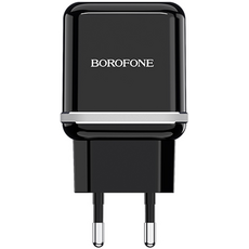 Сетевое зарядное устройство Borofone BA25A 2USB (2.4A) Черный - GOODMi