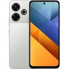 Смартфон POCO M6 6/128Gb Silver, Оперативная память: 6 Гб, Цвет: Silver / Серебристый, Встроенная память: 128 Гб - GOODMi