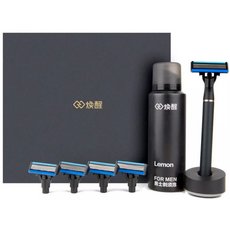 Набор для бритья Mijia Lemon Razor (H600) 4 доп.лезвия + пенка - GOODMi