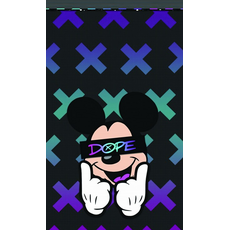 Пленка Форвард (FR-0012) для задней поверхности c рисунком Mickey Dope - GOODMi