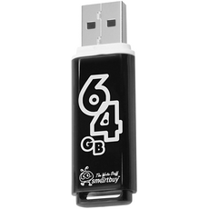 USB флешка Smartbuy Glossy series 64GB Black - GOODMi