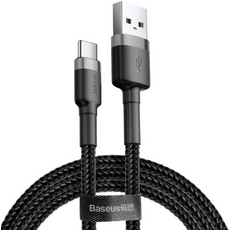 Кабель Baseus USB/Type-C 2A 3m grey black - GOODMi