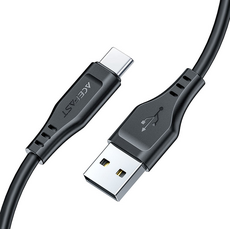 Кабель Acefast C3-04 Type-C 1.2m Black, Цвет: Черный - GOODMi
