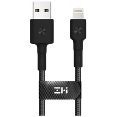 Кабель USB/Lightning ZMI 18W PD MFi 150 см черный AL853, Цвет: Черный - GOODMi