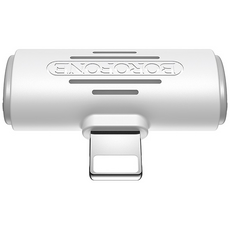 Адаптер Borofone BV6 Comfortable dual iP digital audio converter White - GOODMi