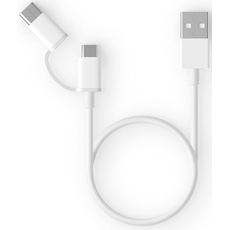 Кабель ZMI USB A - MicroUSB/Type-C 0.3m (AL511) White - GOODMi