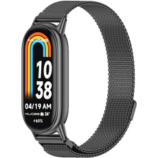 Миланский сетчатый браслет Mijobs для Xiaomi Band 8 Черный, Основной цвет: Черный - GOODMi