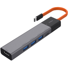 USB-хаб MIIIW ART (MWCMA05) 5in1 100W PD (3xUSB 3.0/HDMI/Type-C) - GOODMi