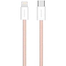 Кабель SOLOVE DW6 Type-C/Lightning 20W PD 1 м Pink, Цвет: Розовый - GOODMi