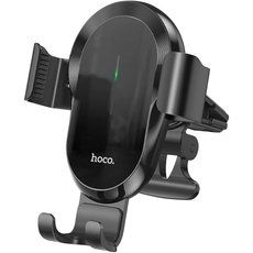 Автомобильный держатель с беспроводной зарядкой Hoco CA105 (15W) Черный - GOODMi