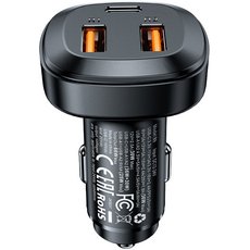 АЗУ ACEFAST B9 66W Metal 2USB (2xUSB-A+USB-C) Black - GOODMi