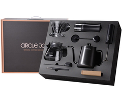 Подарочный набор для кофе Circle Joy Manual Coffee Maker Set 9 in 1 - GOODMi