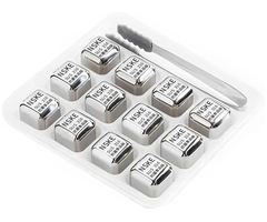 Камни для виски NSKE Steel Ice Whisky Stones SUS316 (12 pcs) - GOODMi