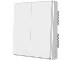 Умный настенный выключатель Aqara Smart Wall Switch D1 (2 клавиши) (QBKG22LM) - GOODMi