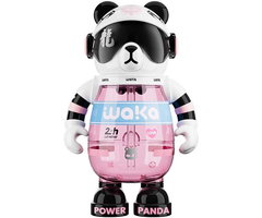 Детская бутылка для воды WakaWaka Power Panda 780ml Pink - GOODMi