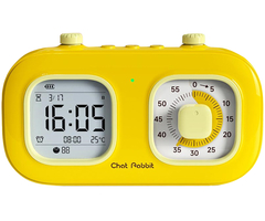 Детские часы-таймер Chat Rabbit Time Manager Yellow (NJWJ030) - GOODMi