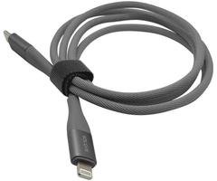 Кабель SOLOVE DW5 Type-C/Lightning 20W PD нейлоновая оплетка 1 м Grey, Цвет: Серый - GOODMi
