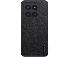 Чехол Wood Texture для Xiaomi 14T Pro Black, Основной цвет: Черный - GOODMi