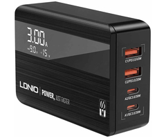 Сетевое зарядное устройство LDNIO A4808Q 65W с LED дисплеем - GOODMi