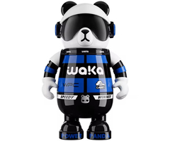 Детский термос WakaWaka Power Panda 530ml Blue (SUS316), Цвет: Синий - GOODMi