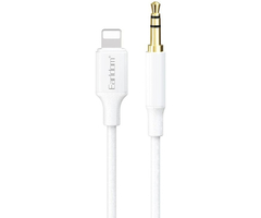 Аудио-кабель Earldom AUX62 Lightning to Jack 3.5mm 1m White - GOODMi