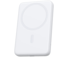 Внешний аккумулятор Aukey Magnetic Wireless PB-MS03 5000mAh White (MagSafe), Цвет: Белый - GOODMi
