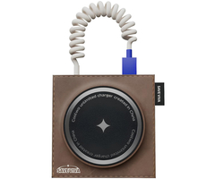Беспроводное зарядное устройство Save Viva SV-WXC01 15W Qi Brown (Экокожа), Цвет: Коричневый - GOODMi