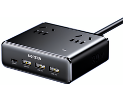 Настольная зарядная станция Ugreen Nexode S6 (4USB) Black, Цвет: Черный - GOODMi