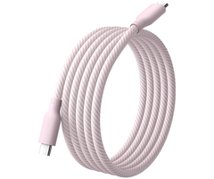 Кабель Xiaomi Type-C to Type-C 6A 1m Pink (HyperCharge), Цвет: Розовый - GOODMi