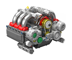 Конструктор Mould King Boxer Engine (10193) - GOODMi