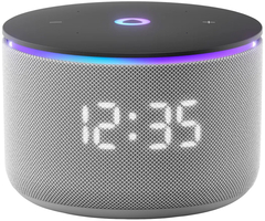 Умная колонка Яндекс Станция Мини 3 Pro Grey (с часами), Цвет: Серый - GOODMi